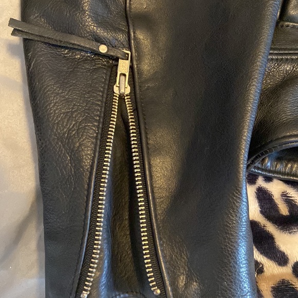 GENUINE LEATHER Harley Davidson Motorcycles One of a kind vintage leather jacket - Picture 2 of 14